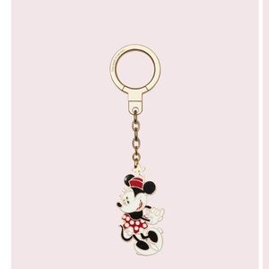 Kate spade Minnie Mouse jeweled key ring